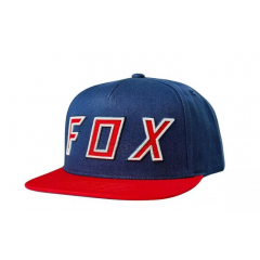 Casquette Fox bleu et rouge