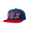 Casquette Fox bleu et rouge