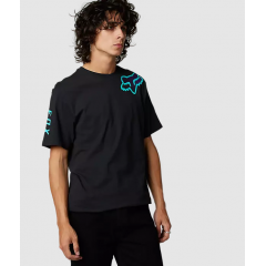 T-shirt Premium Fox noir et bleu