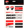 Planche de stickers Ducati racing