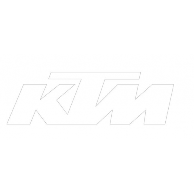 Autocollant découpé factory effex ktm blanc