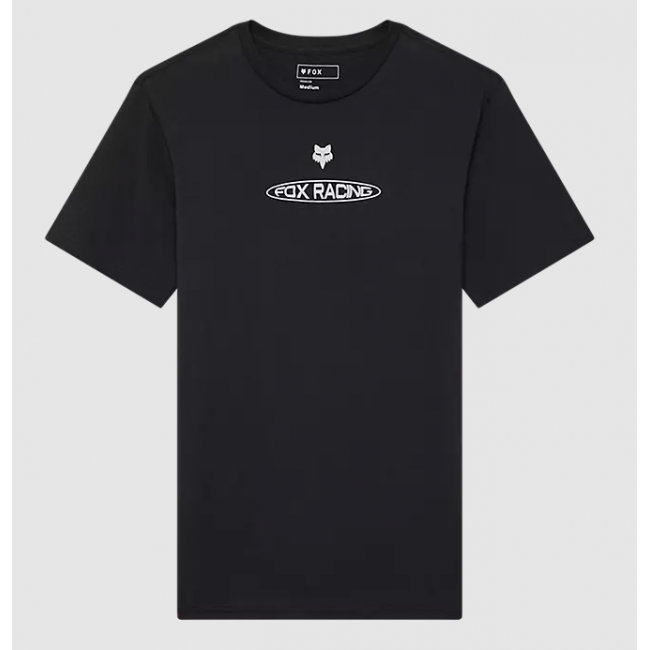 T-shirt Fox Racing Homme – Noir, Taille L, Coton, Manches Courtes, Très Bon état