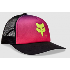 Casquette de camionneur Fox rose femme