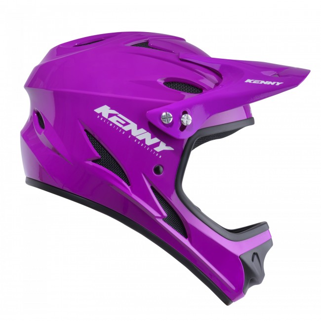 Casque downhill violet kenny BMX-Moto and Co