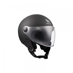 Casque Jet Street S Solid Noir Mat - Taille L