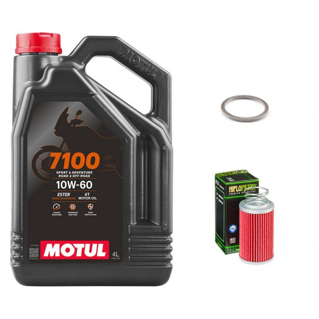 Pack Vidange MV AGUSTA F4 1000 2012 à 2016 - MOTUL 7100