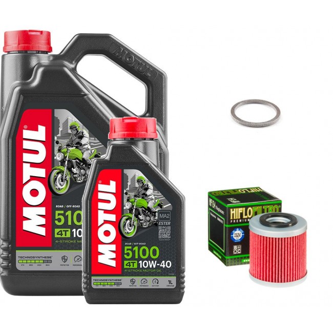Pack Vidange Suzuki VS 1400 INTRUDER de 1987 à 2003 - MOTUL 5100