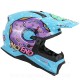 Casque cross enfant donuts noend bleu