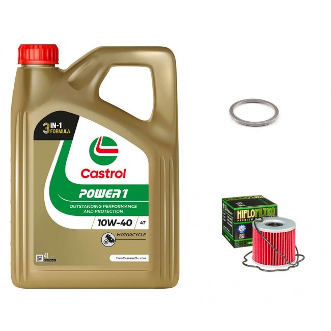 Pack Vidange Suzuki GS500E 1988 à 2002 - CASTROL POWER 1