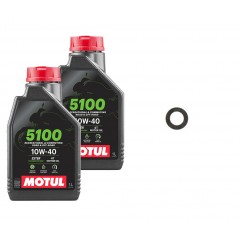 Pack Vidange Yamaha YBR125 - MOTUL 5100