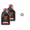 Pack Vidange Yamaha YBR125 - MOTUL 7100
