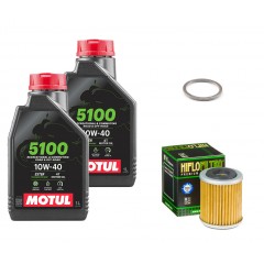 Pack Vidange Yamaha TT-R 250 - MOTUL 5100