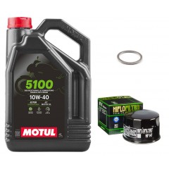 Pack Vidange Yamaha XVS1300 A Midnight Star 2007 à 2010 - Motul 5100