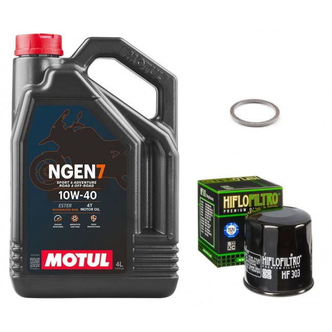 Pack Vidange Kawasaki ZXR750 1991 à 1995 - Motul NGEN 7