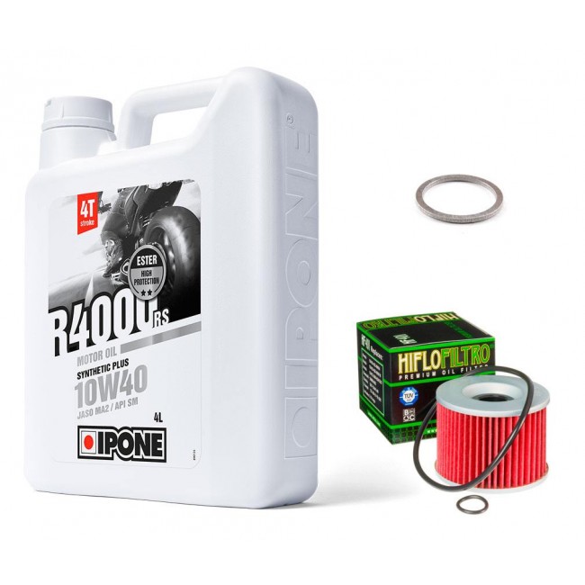 Pack Vidange Kawasaki ZZR 1200 2002 à 2005 - Ipone R4000RS