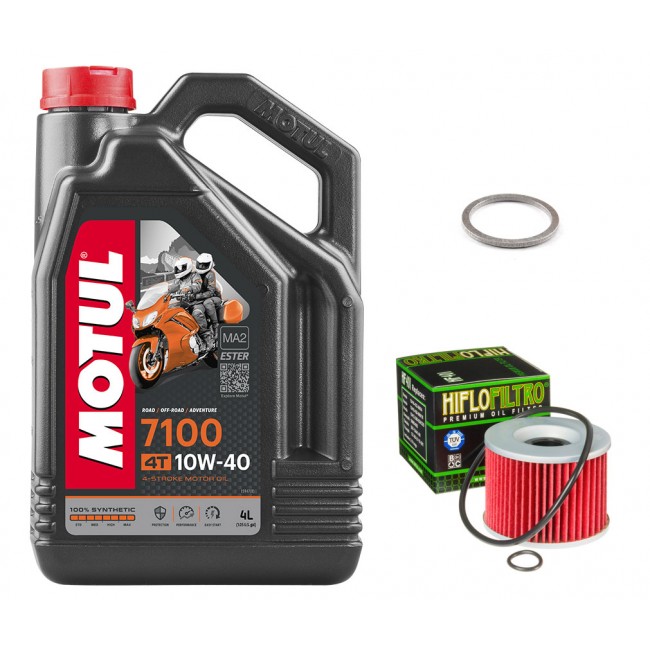 Pack Vidange Kawasaki ZZR 1200 2002 à 2005 - Motul 7100