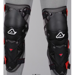 Genouillères Acerbis IMPACT EVO 3.0 Noir/ Rouge