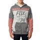Sweat Zippé FOX Draftr Gris Rouge