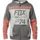 Sweat Zippé FOX Draftr Gris Rouge