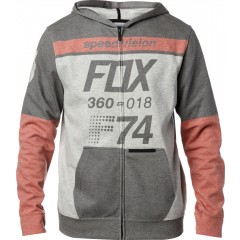 Sweat Zippé FOX Draftr Gris Rouge
