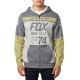 Sweat Zippé FOX Draftr Gris Jaune