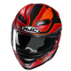 Casque HJC intégral noir et rouge