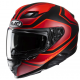Casque HJC intégral noir et rouge