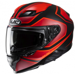 Casque HJC intégral noir et rouge