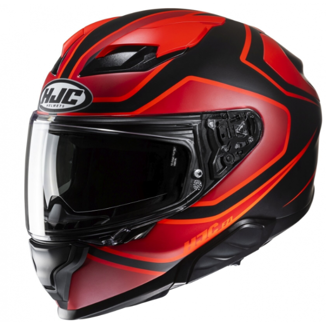 Casque HJC intégral noir et rouge