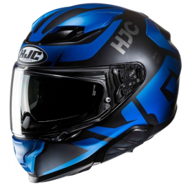 Casque HJC F71 Noir et Bleu