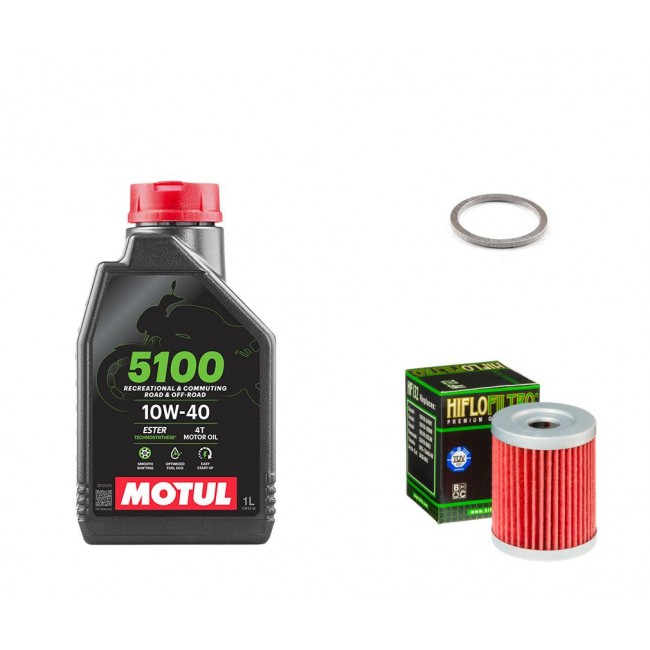 Pack Vidange Suzuki VanVan 125 - Motul 5100