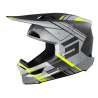 CASQUE SHOT FURIOUS MIRAGE GRIS / JAUNE