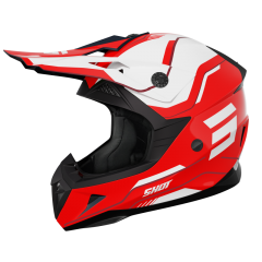CASQUE SHOT PULSE LINES ROUGE BRILLANT