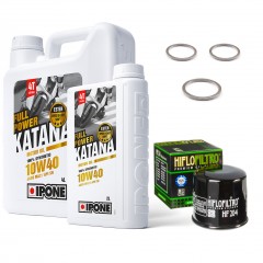 Pack Vidange Triumph ROCKET III 2004 à 2019 - Ipone Katana