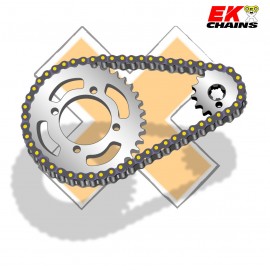 Kit Chaine EK Chain Suzuki GSR 750 - Renforcé