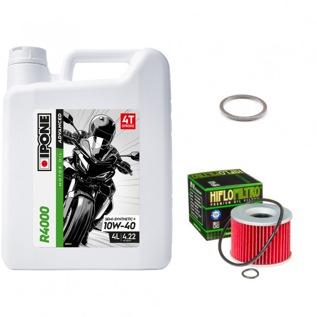 Pack Vidange Kawasaki GPZ1000 RX - Ipone R4000