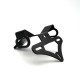 Support de plaque R&G Racing noir Kawasaki Z250SL