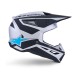 Casque Alpinestars SM3 Heat argent bleu Mat