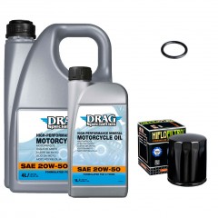 Pack vidange Harley M8 - Mineral - Noir