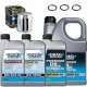 Pack vidange complet Harley M8 - Synthétique - Chrome