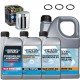 Pack vidange complet Harley M8 - Mineral - Chrome - 80w140
