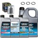 Pack vidange complet Harley M8 - Synthétique - Chrome - 80w140