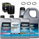 Pack vidange complet Harley M8 - Synthétique - Noir - 80w140