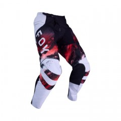 Pantalon Fox 180 Kairos | Blanc/Rouge fluo