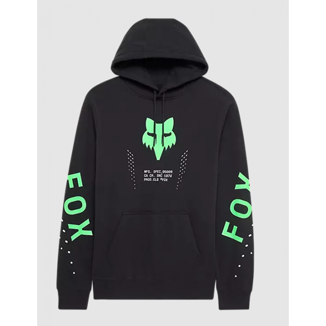 Sweat à capuche Shield Fox Noir/Vert