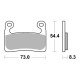 Plaquettes de frein avant BREMBO 07GR90SA