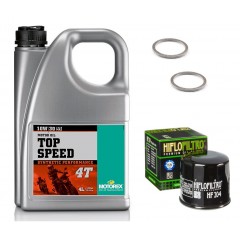 Pack Vidange Honda CMX1100 A Rebel - Motorex Top Speed 10W30