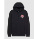 Sweat à capuche Racewear Fox noir