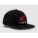 Casquette Ajustable Honda Noir/Rouge