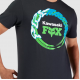 T-shirt Kawasaki Fox Noir